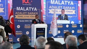 Bakan Tunç Malatya Adalet Sarayı’nın temel atma törenine katıldı