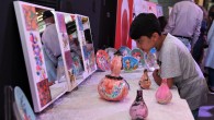Bursa Osmangazi’de minik ressamlar hayran bıraktı